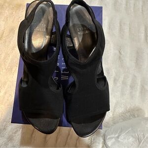 Stuart Weitzman Begauze Midheel Sandal Size 9.5M